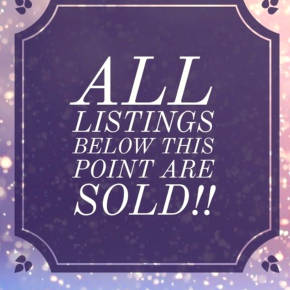 All Listing below are sold!!!!